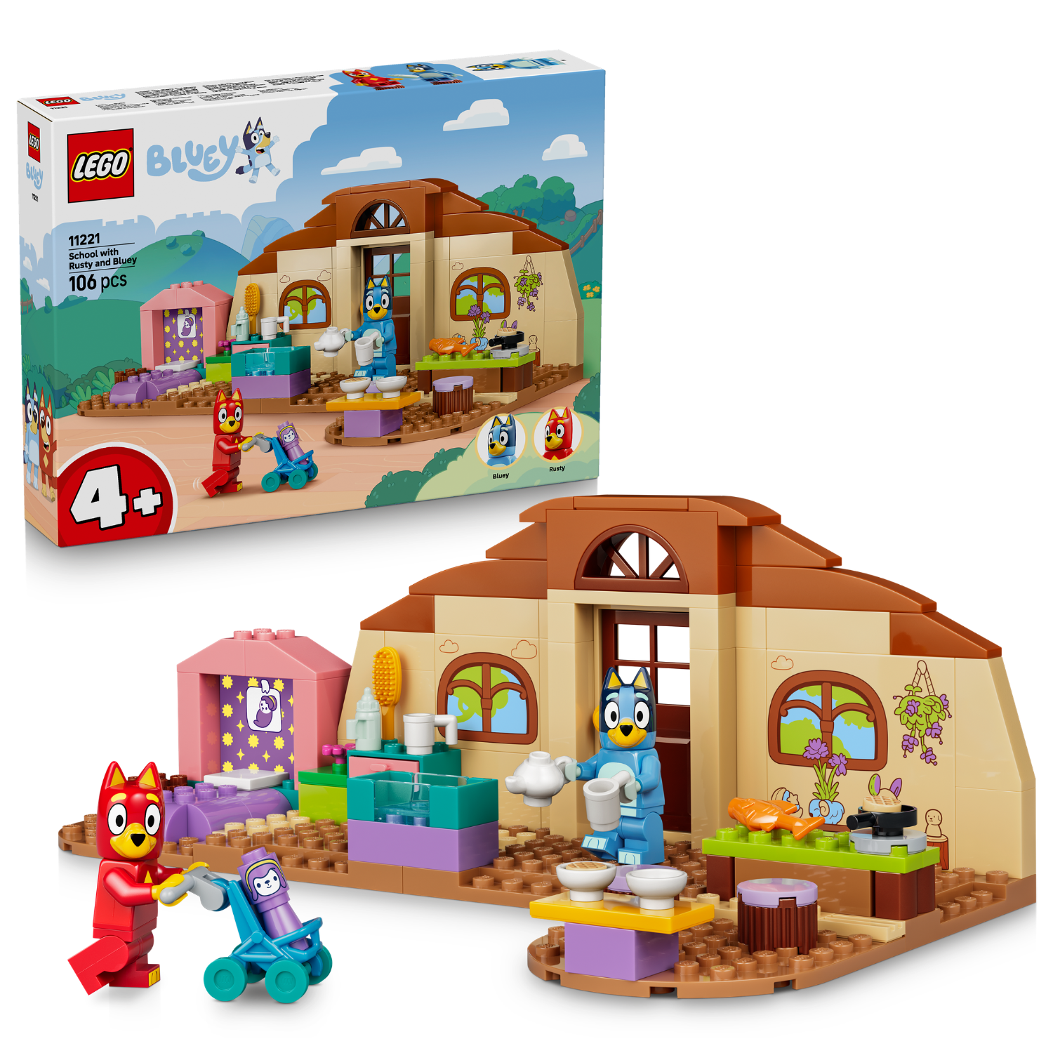 LEGO® Bluey School with Rusty and Bluey