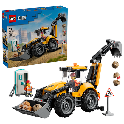 LEGO® City Yellow Backhoe Loader