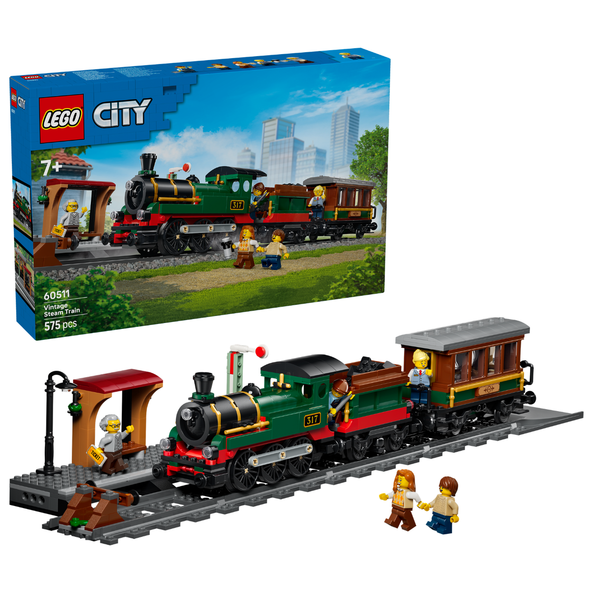 LEGO® City Vintage Steam Train