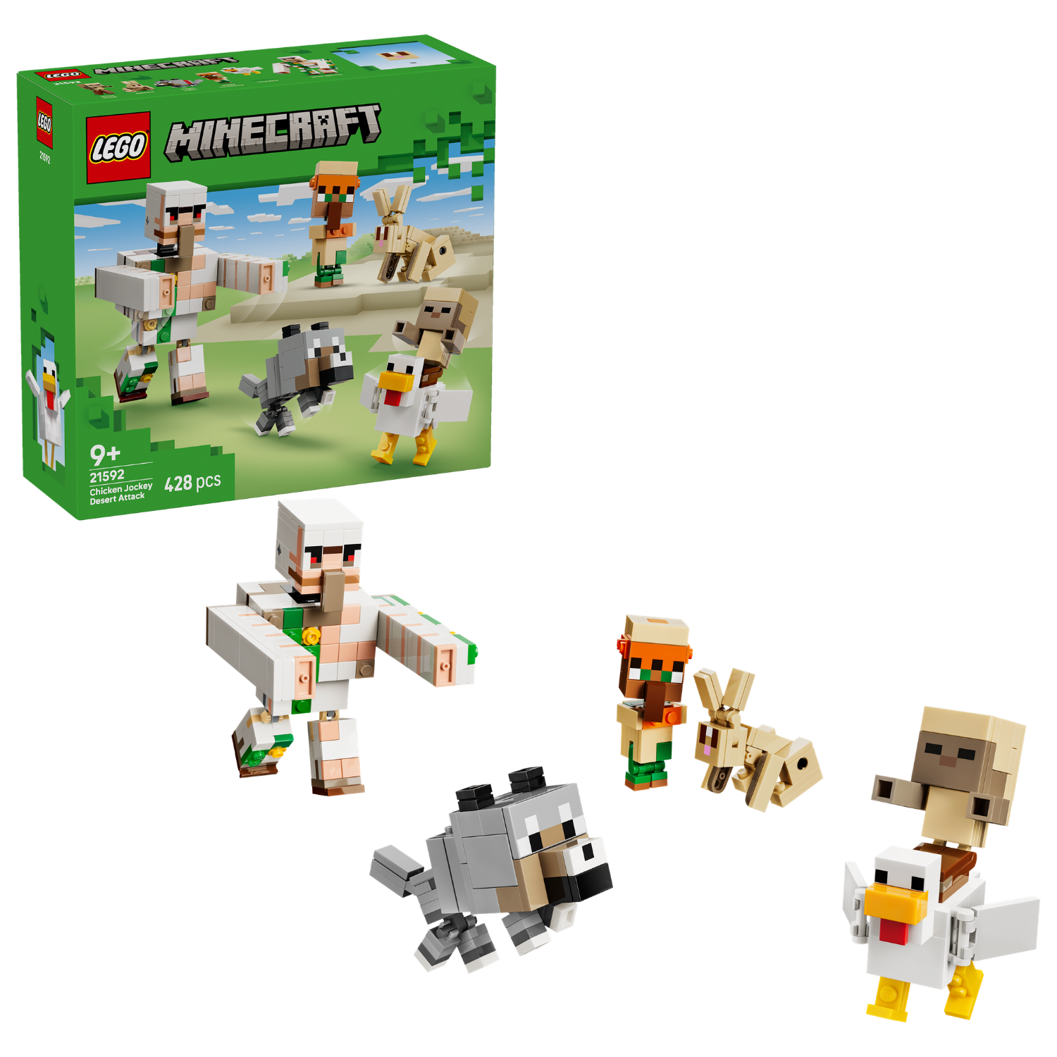 LEGO® Minecraft® Chicken Jockey Desert Attack