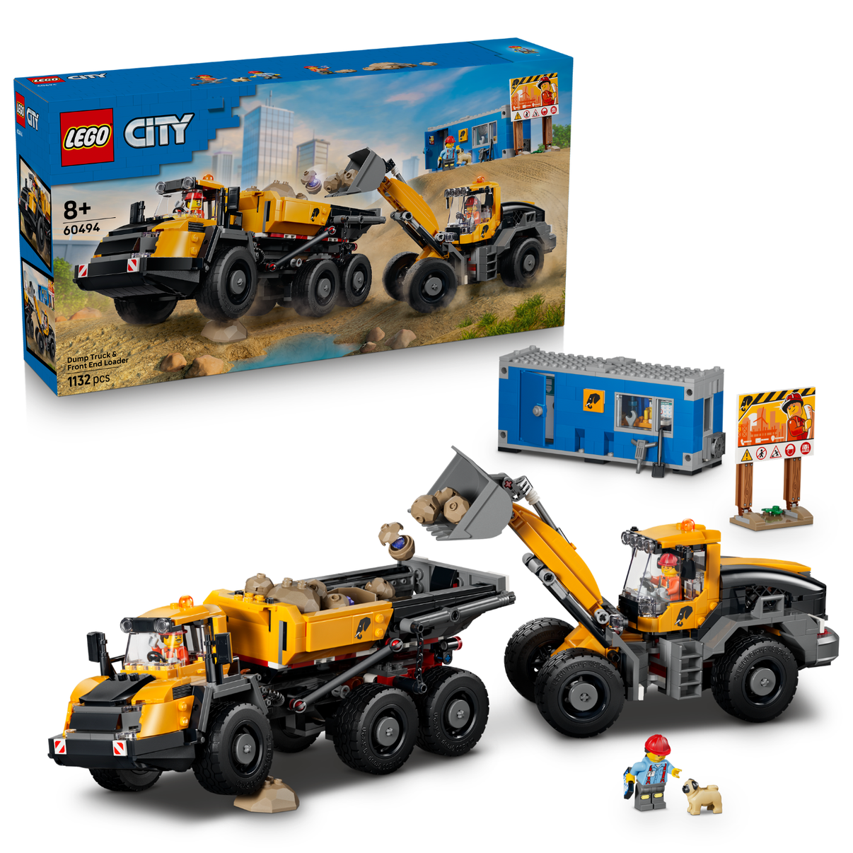 LEGO® City Dump Truck & Front End Loader