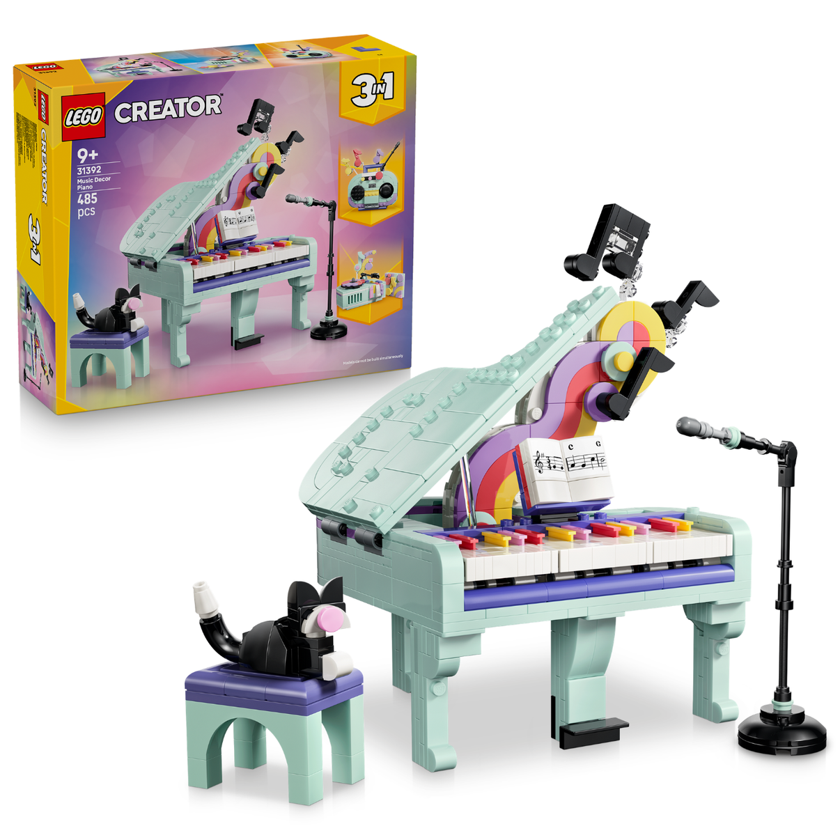 LEGO® Creator Music Decor Piano with Cat