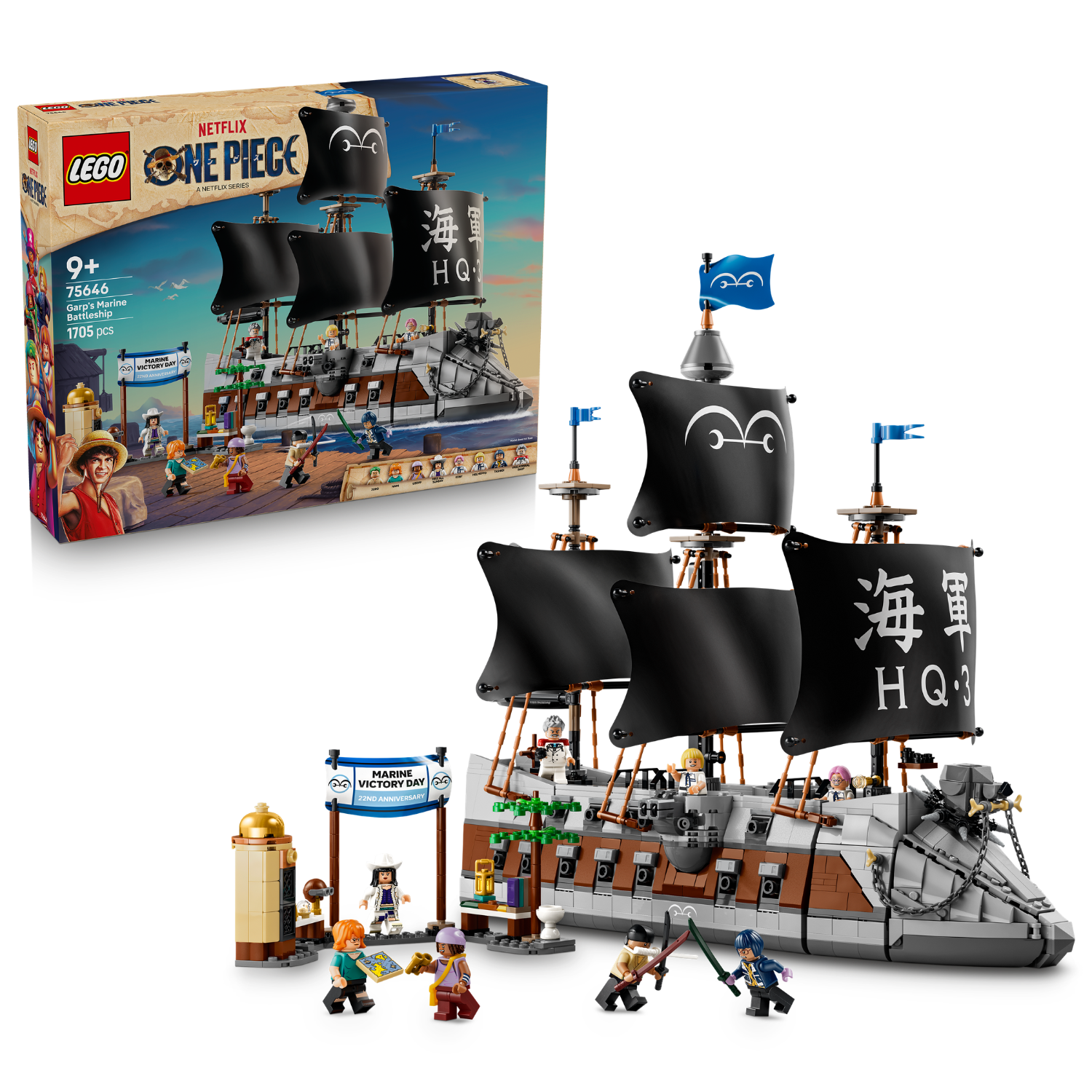 LEGO® ONE PIECE Garp’s Marine Battleship