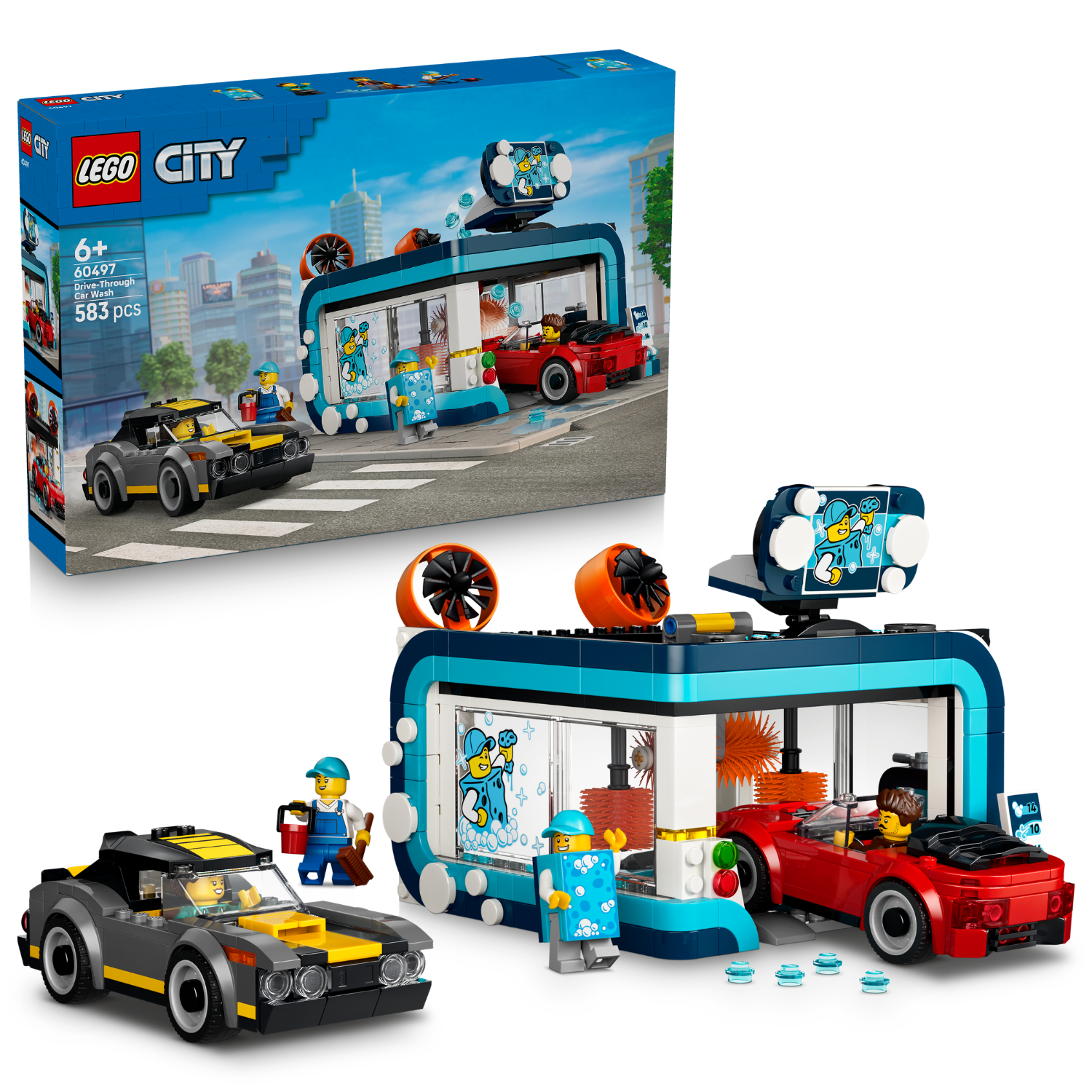 LEGO® City Drive-Through Car Wash