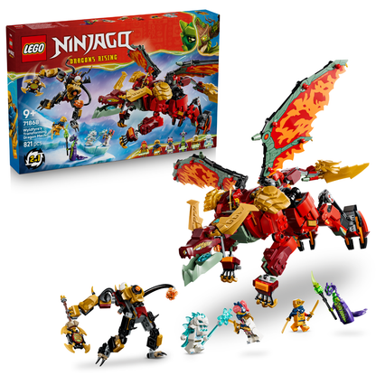 LEGO® NINJAGO® Wyldfyre's Transforming Dragon Mech