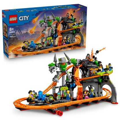 LEGO® City Lava Land Roller Coaster Park