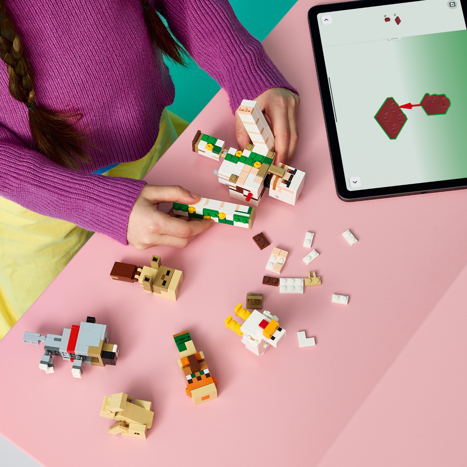 LEGO® Minecraft® Chicken Jockey Desert Attack