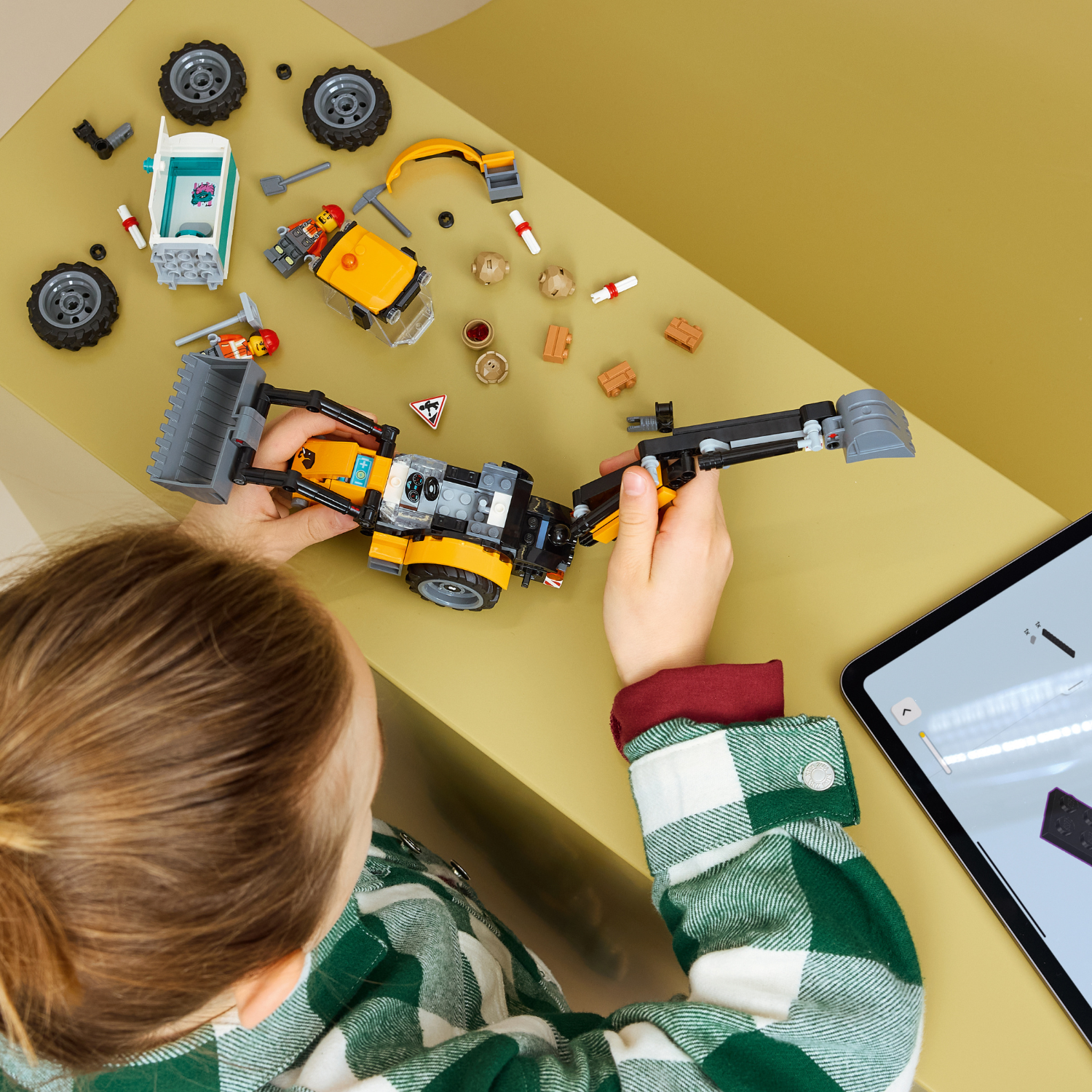LEGO® City Yellow Backhoe Loader