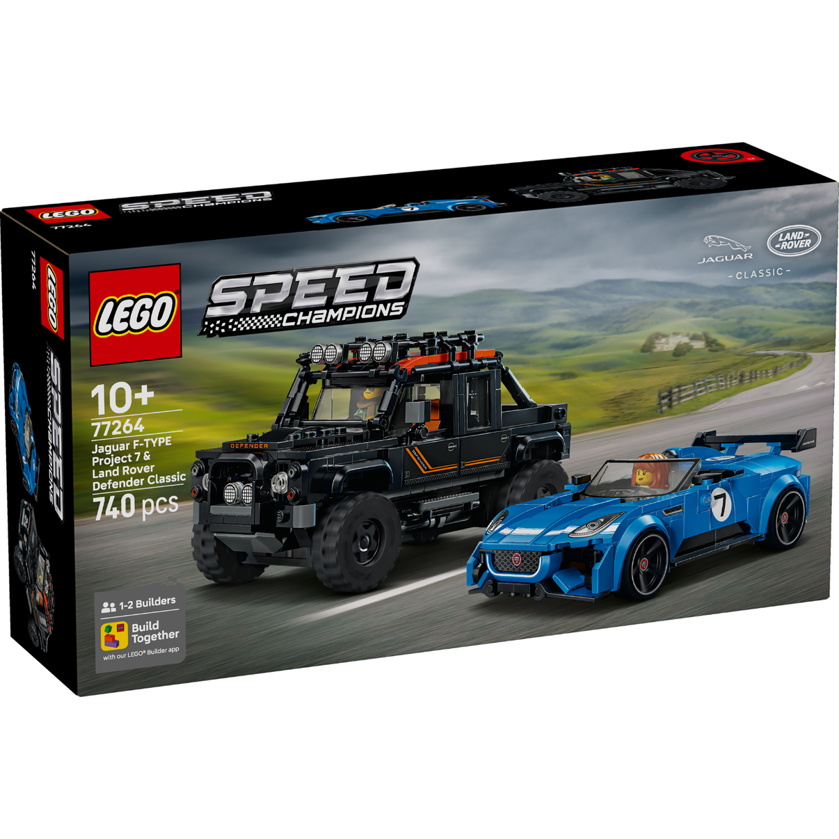 LEGO® Speed Champions Jaguar Project 7 & Land Rover Defender