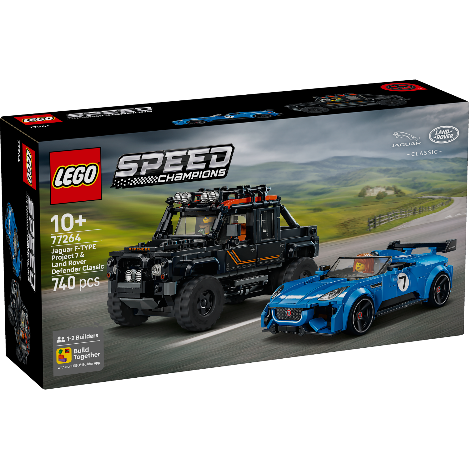 LEGO® Speed Champions Jaguar Project 7 & Land Rover Defender