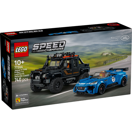 LEGO® Speed Champions Jaguar Project 7 & Land Rover Defender