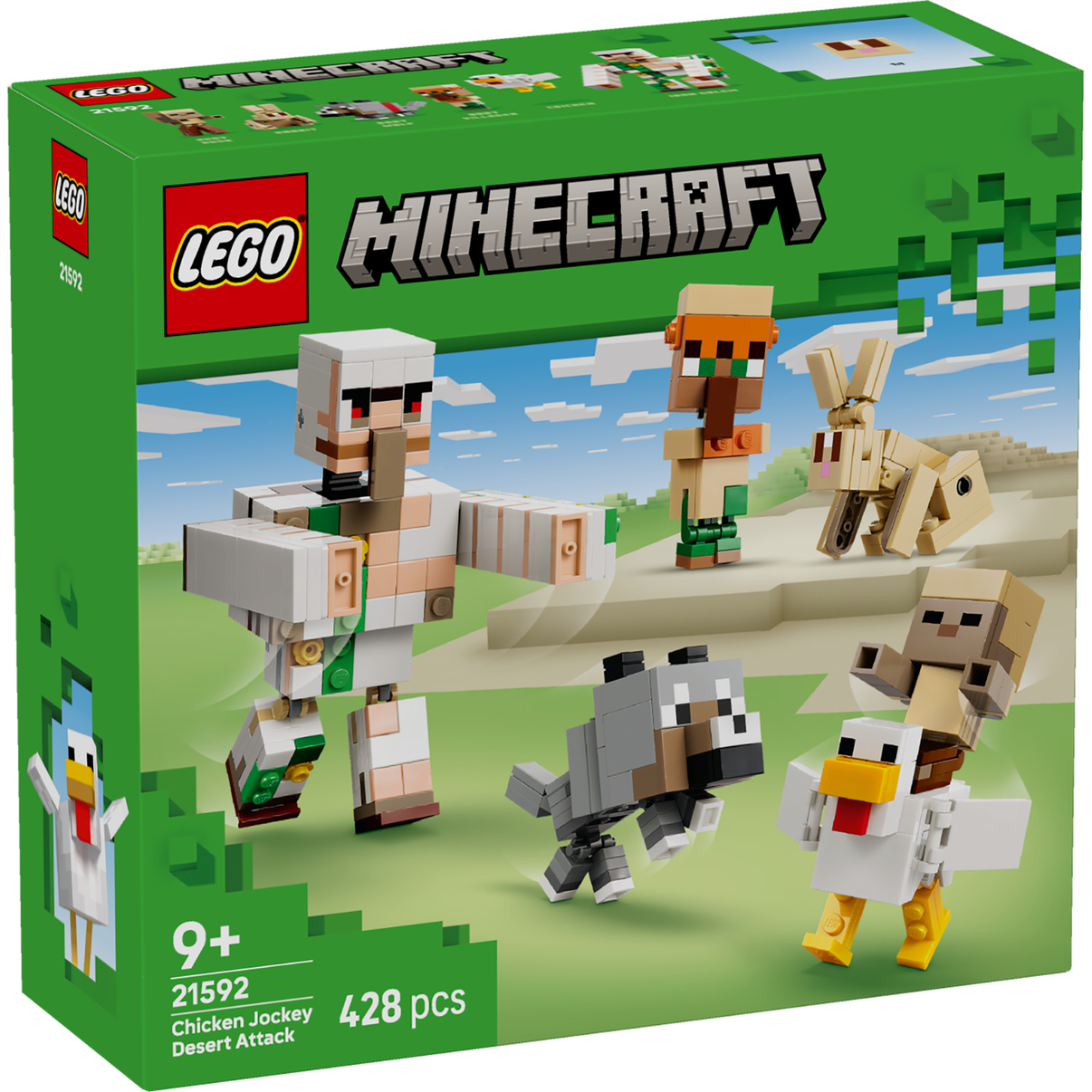LEGO® Minecraft® Chicken Jockey Desert Attack