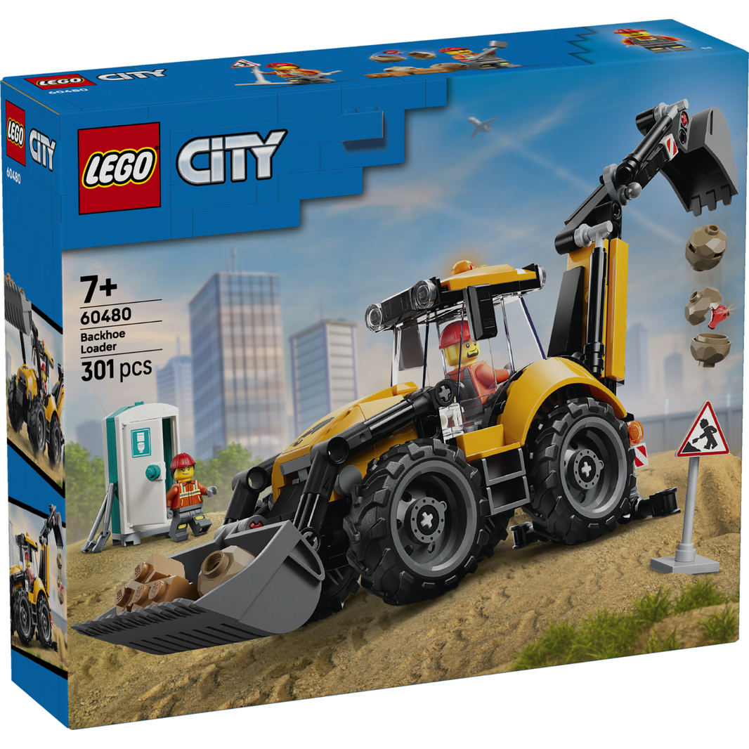 LEGO® City Yellow Backhoe Loader