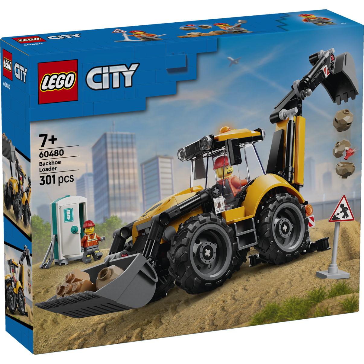 LEGO® City Yellow Backhoe Loader