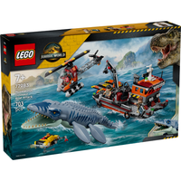 LEGO® Jurassic World Mosasaurus Dinosaur Boat Attack