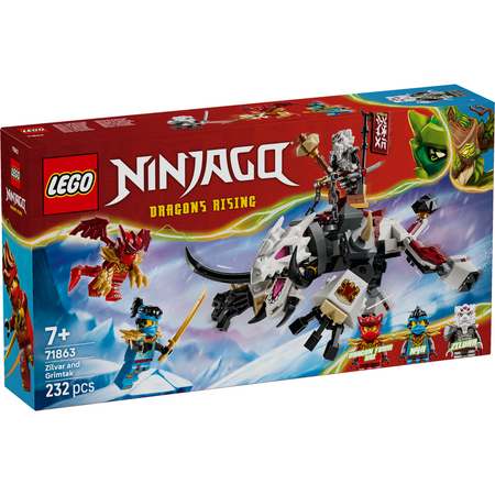 LEGO® NINJAGO® Zilvar and Grimtak the Dragon Beast