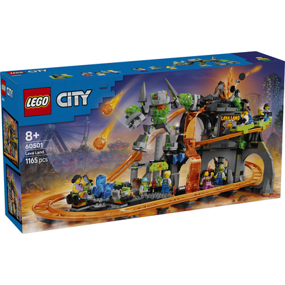LEGO® City Lava Land Roller Coaster Park
