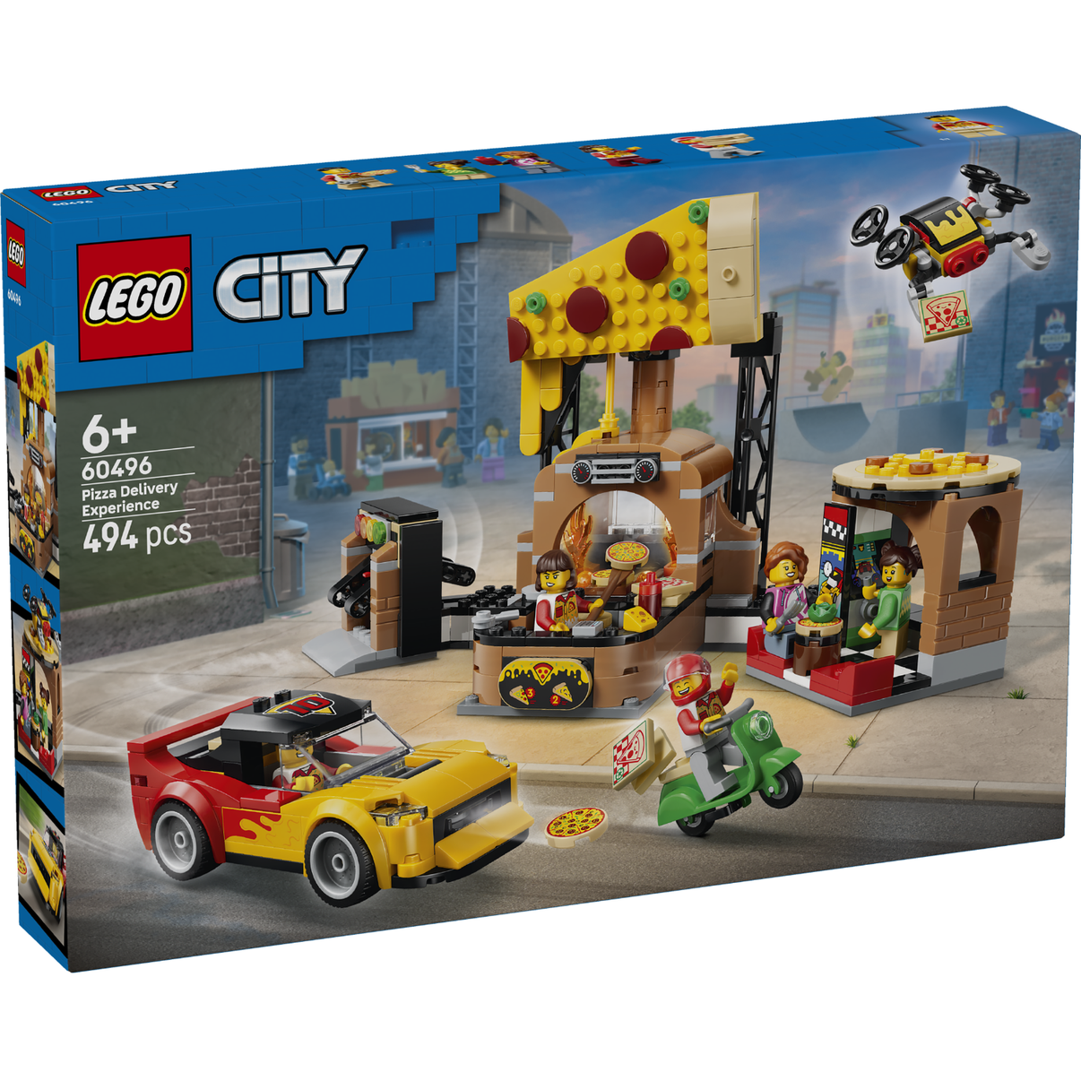 LEGO® City Pizza Delivery Experience with Vehicles