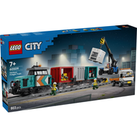 LEGO® City Harbor Freight Train with Crane & Truck