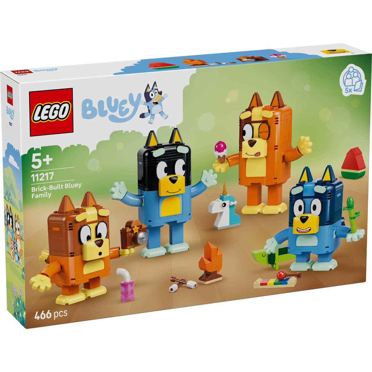 LEGO® Bluey Brick-Built Bluey Family