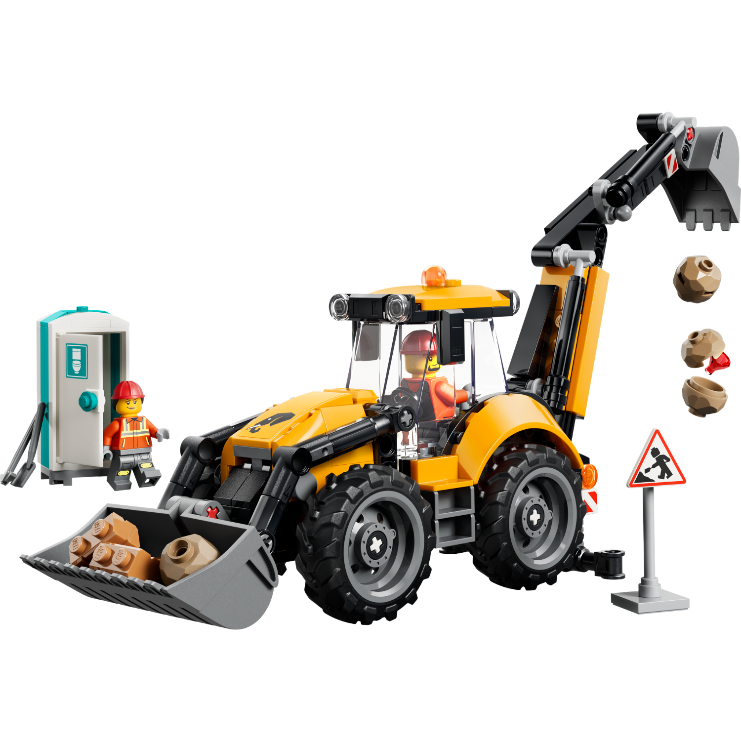 LEGO® City Yellow Backhoe Loader