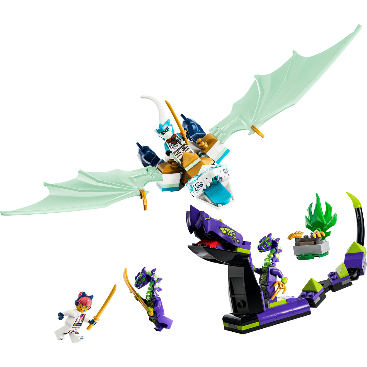 LEGO® NINJAGO® Zane’s Ice Dragon Battle