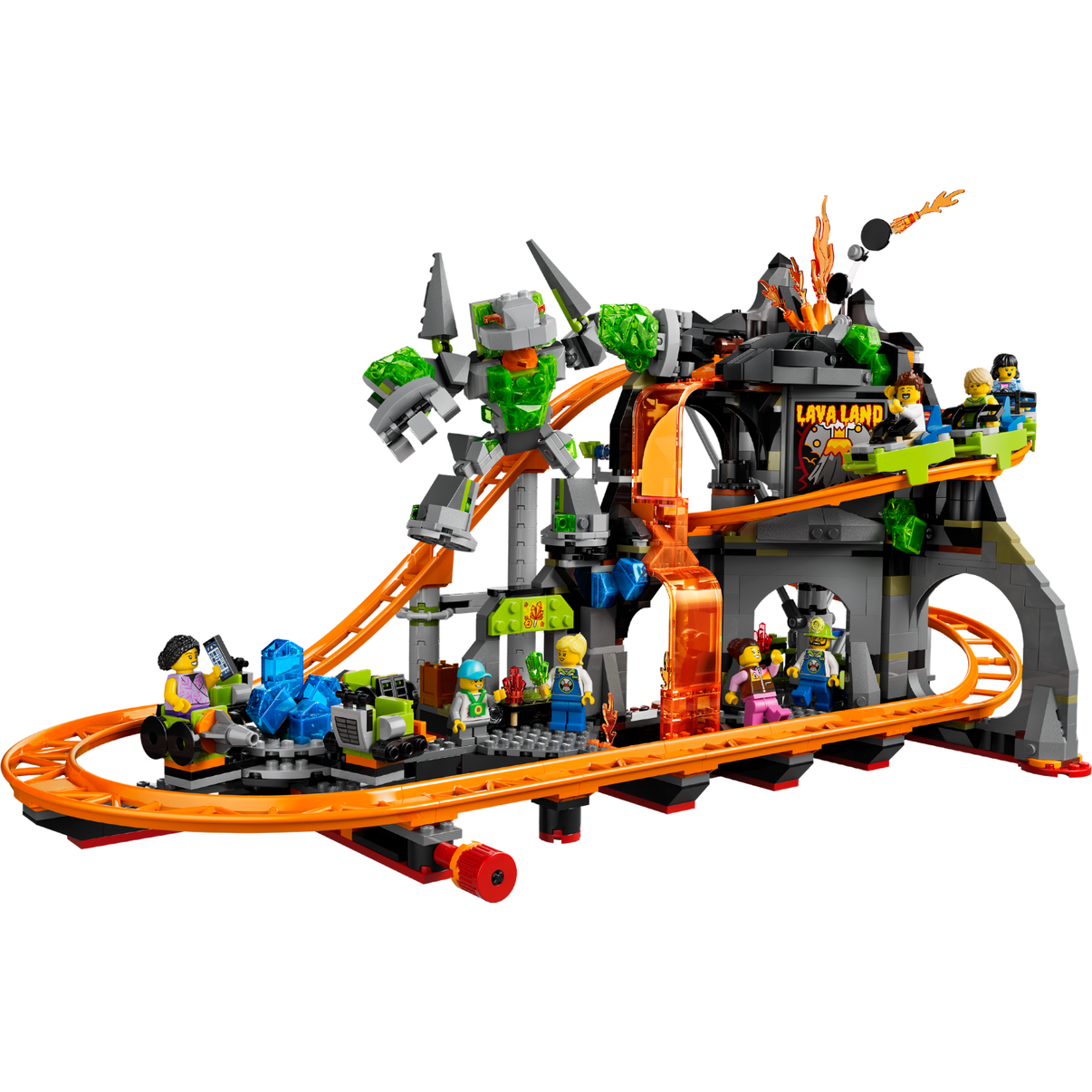 LEGO® City Lava Land Roller Coaster Park
