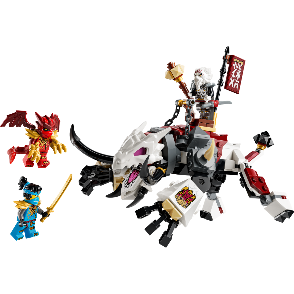 LEGO® NINJAGO® Zilvar and Grimtak the Dragon Beast