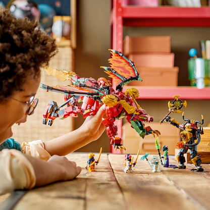 LEGO® NINJAGO® Wyldfyre's Transforming Dragon Mech