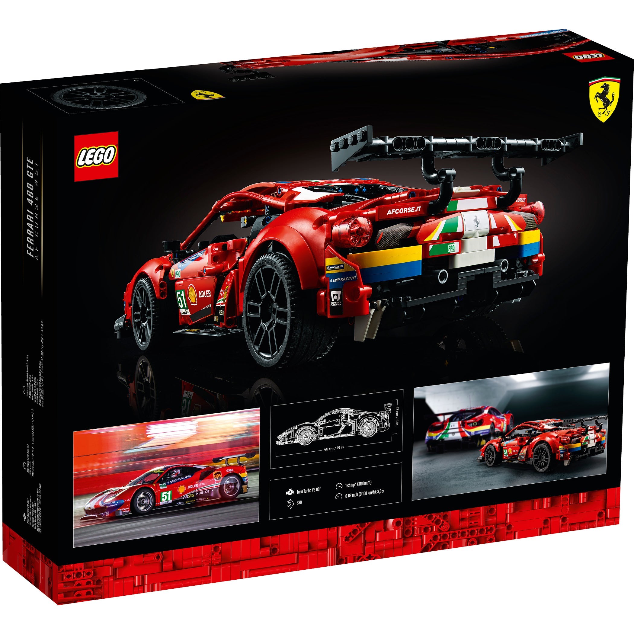 LEGO® Technic Ferrari 488 GTE “AF Corse #51”