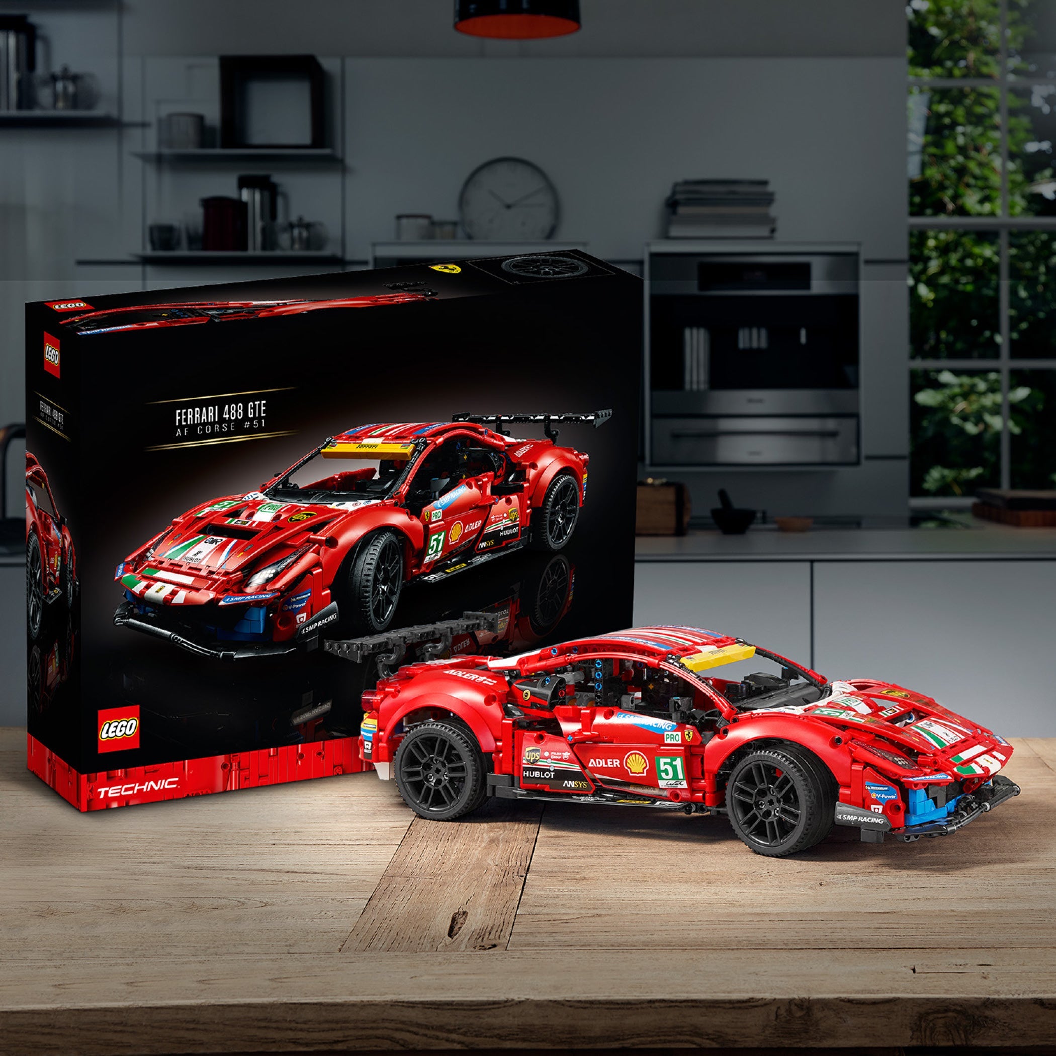 LEGO® Technic Ferrari 488 GTE “AF Corse #51”